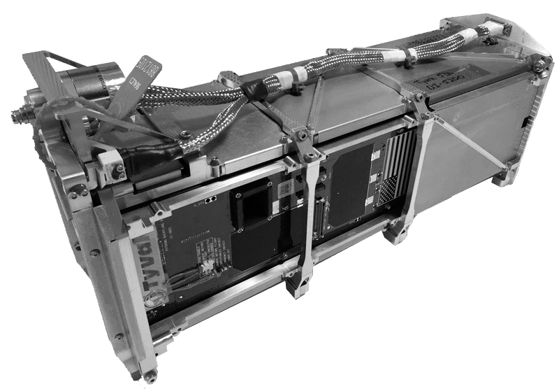 Develops and launches PACSCISAT, the first nano-satellite capable of controlled orbit change 