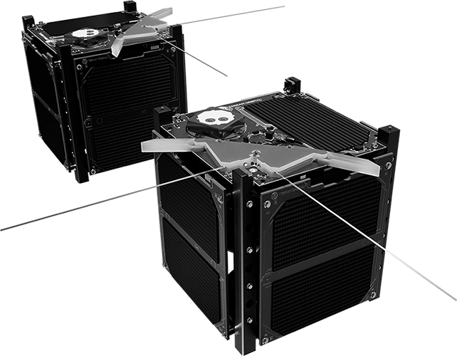 Launches the first commercial intelligence community CubeSat constellation 