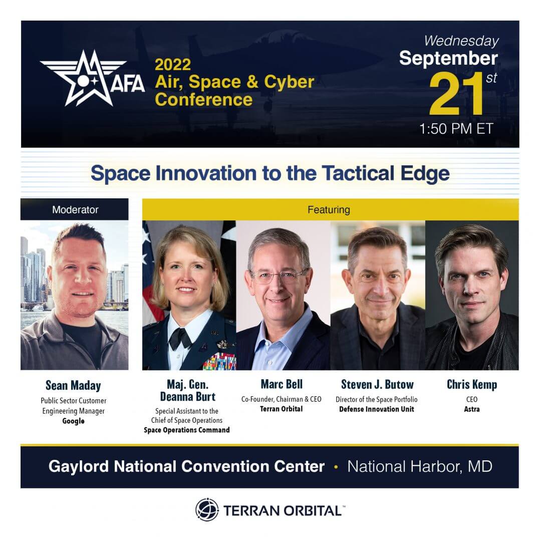 Marc Bell To Present At AFA Air, Space & Cyber Conference