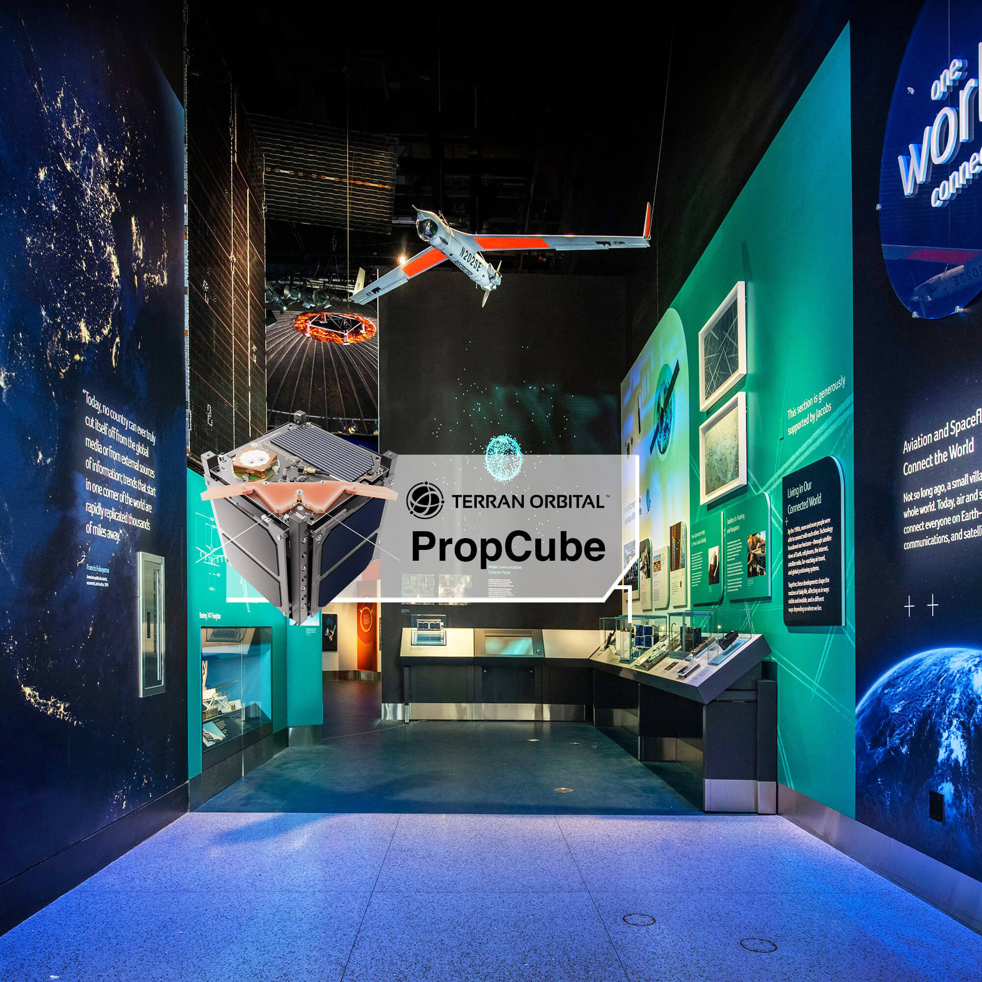 Terran Orbital-Developed PropCube Finds New Home at Smithsonian’s National Air and Space Museum