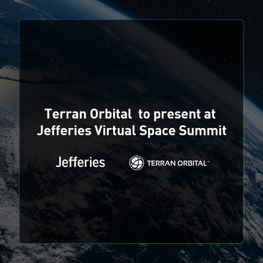 Terran Orbital to Present at Jefferies Virtual Space Summit 2023